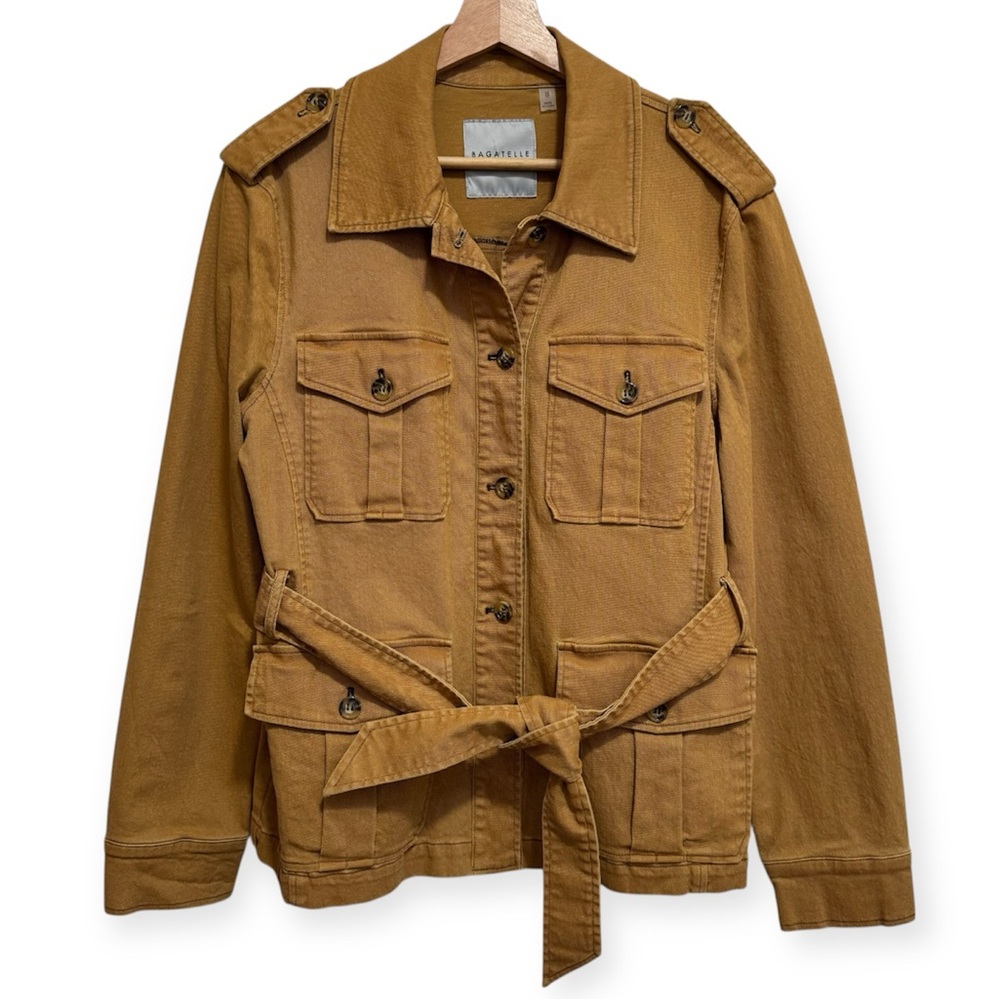 Bagatelle Collection Belted Utility Barn Chore Coat Jacket‎ Small